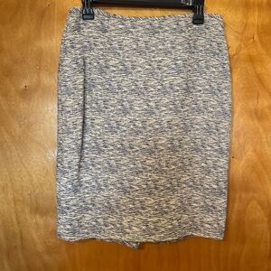 Calvin Klein Light Blue Tweed Pencil Skirt | Size 6 | Workwear Suit Separate